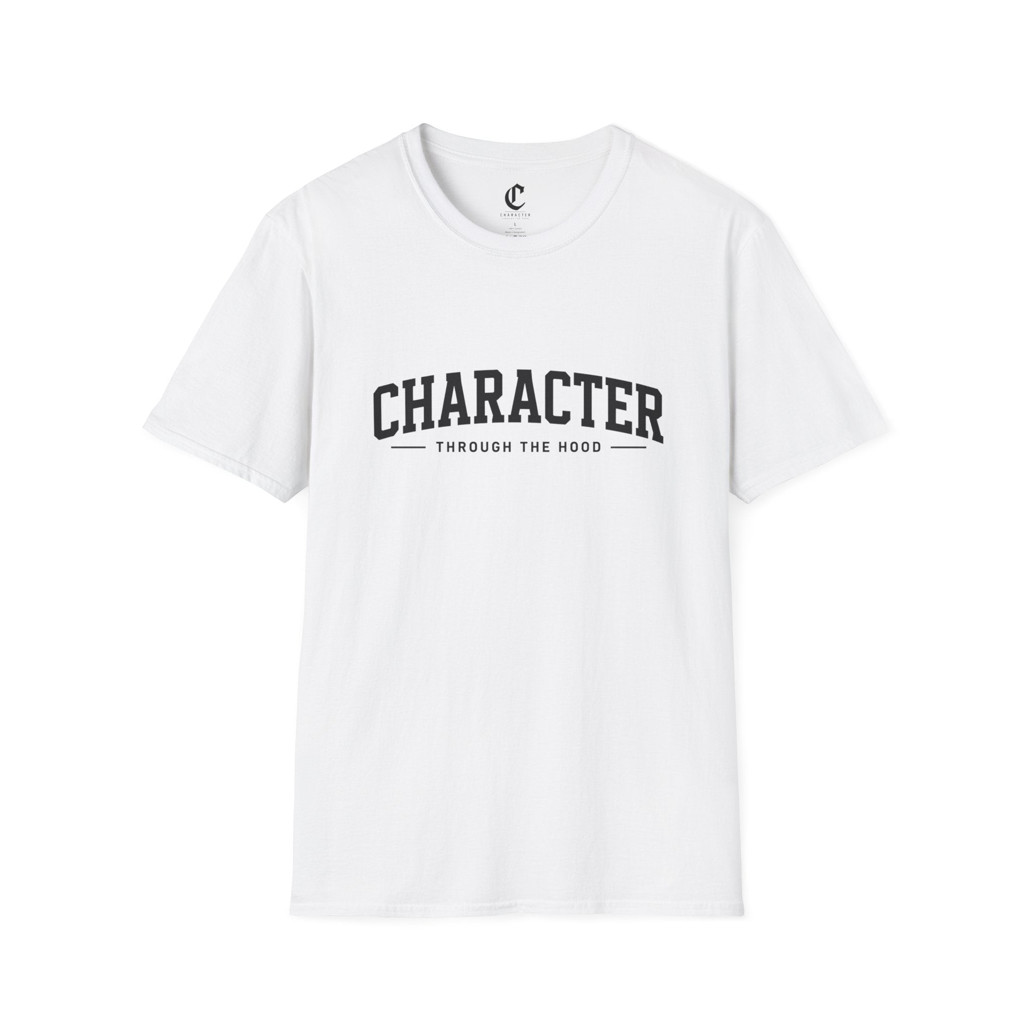 Character Through The Hood Vintage Tee/white