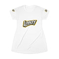 Gold Loyalty -White Tee Dress