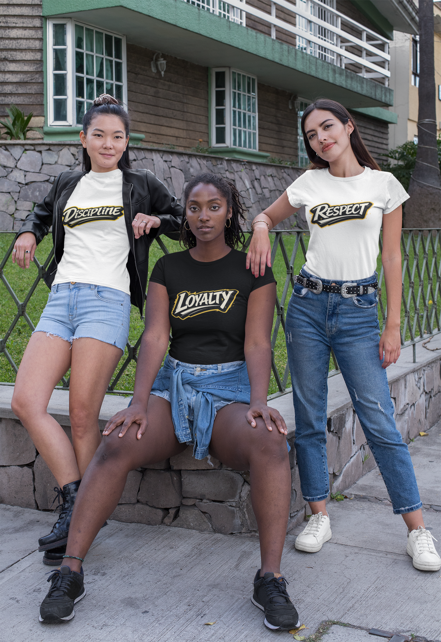 Loyalty Yellow Script-Women's Tee
