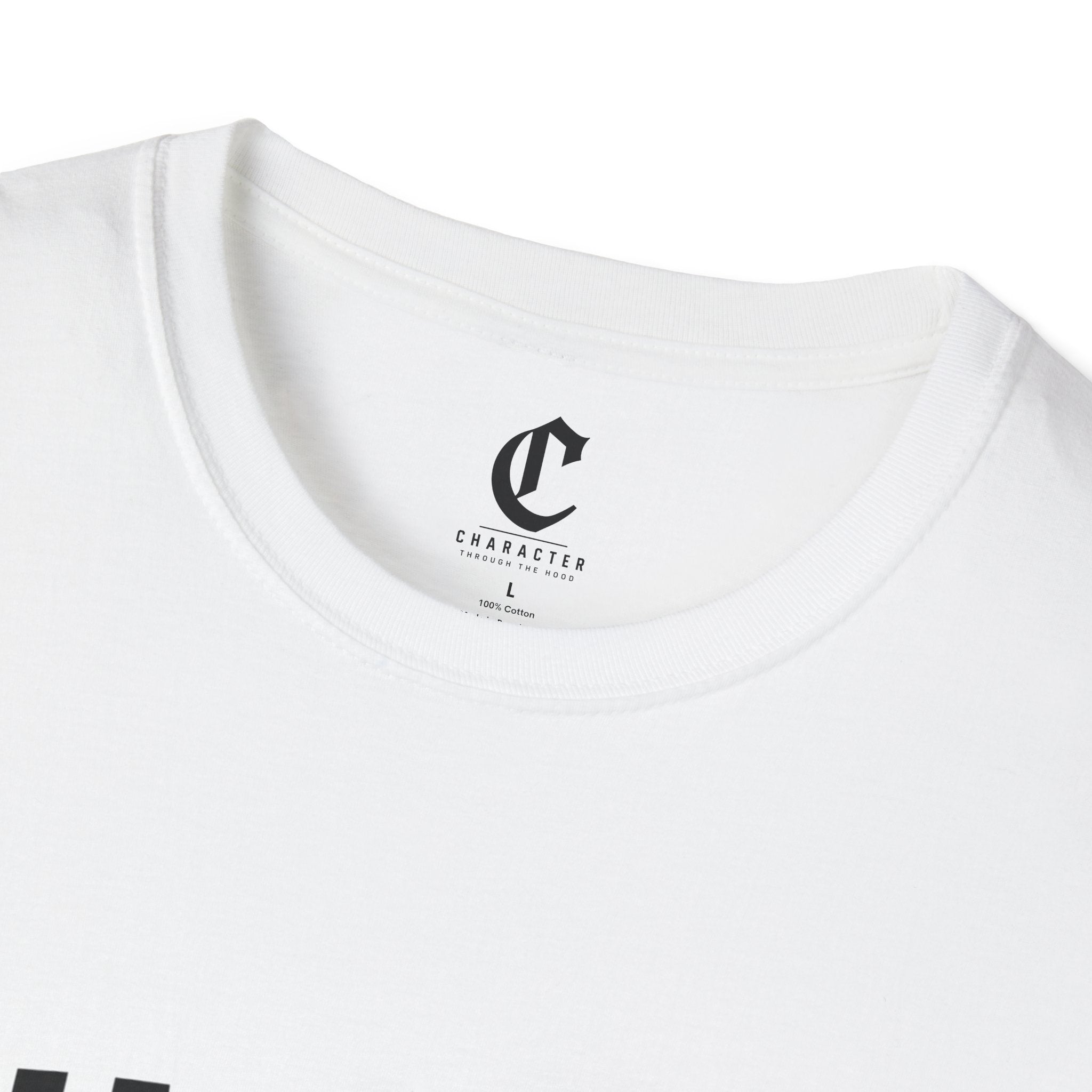 Character Through The Hood Vintage Tee/white