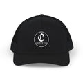Character 'C' Trucker Cap — Vintage Gothic Logo Snapback Hat