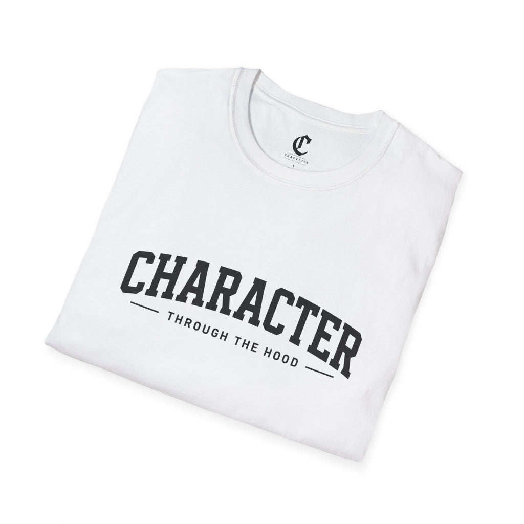 Character Through The Hood Vintage Tee/white