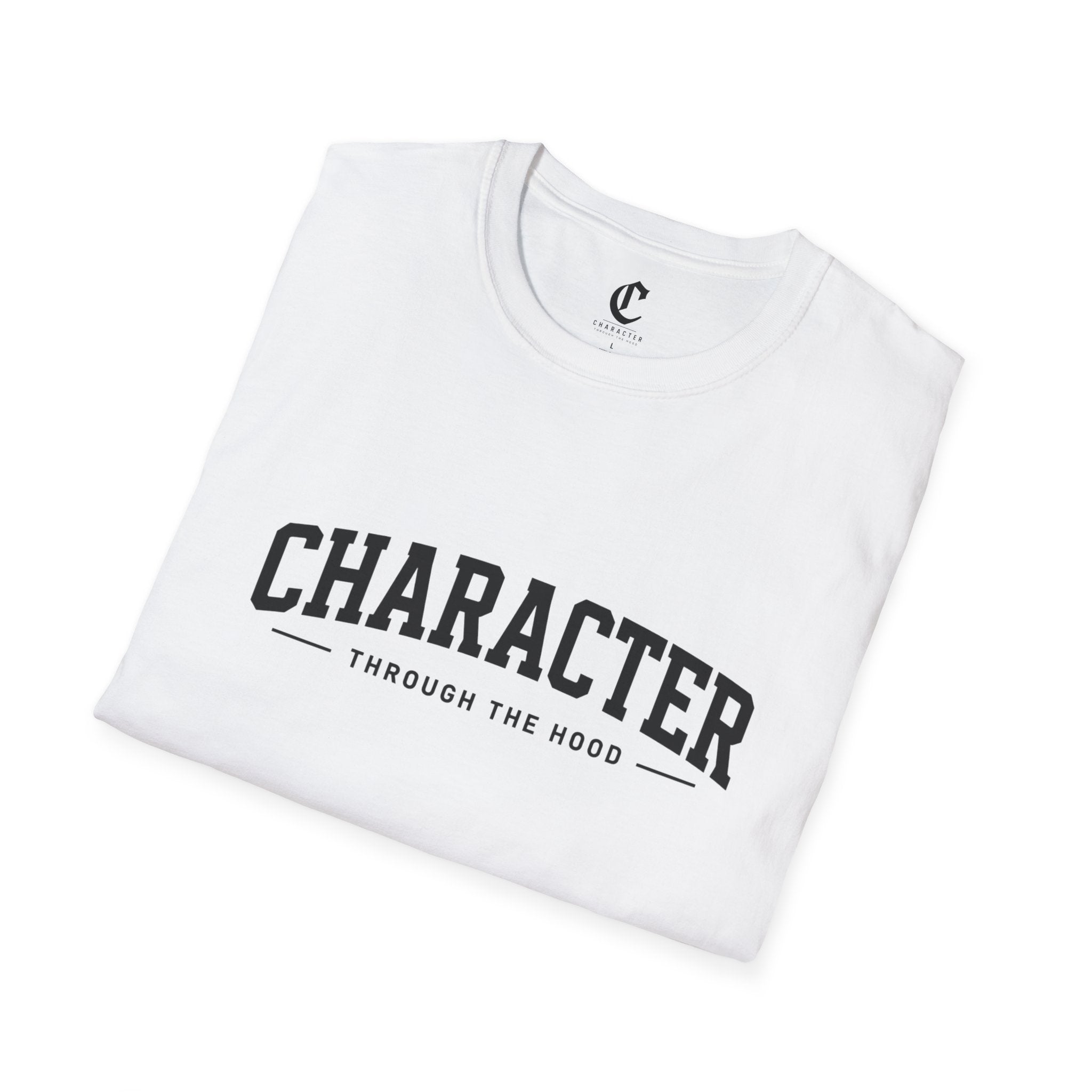 Character Through The Hood Vintage Tee/white