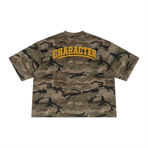 Character Box Camo Print Tee