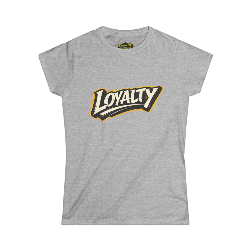 Loyalty Yellow Script-Women's Tee