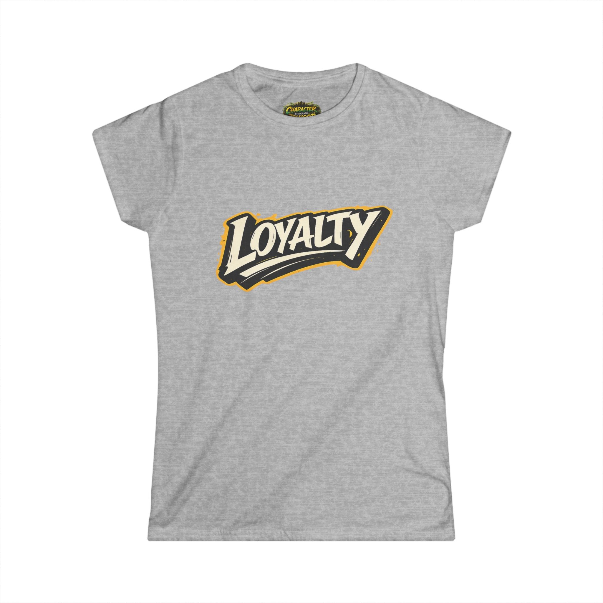 Loyalty Yellow Script-Women's Tee