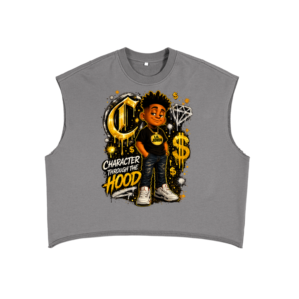 French Terry Boxy Tank Top