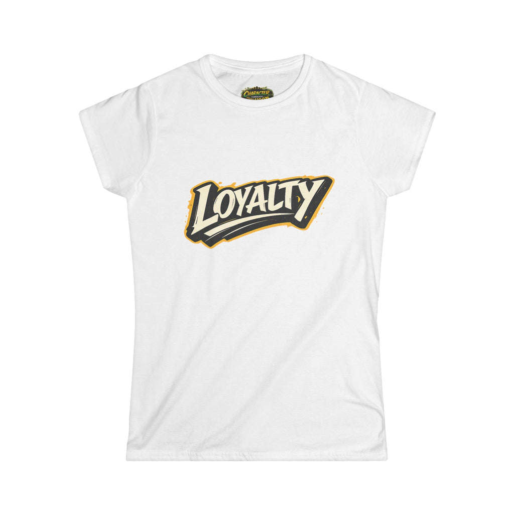 Loyalty Yellow Script-Women's Tee