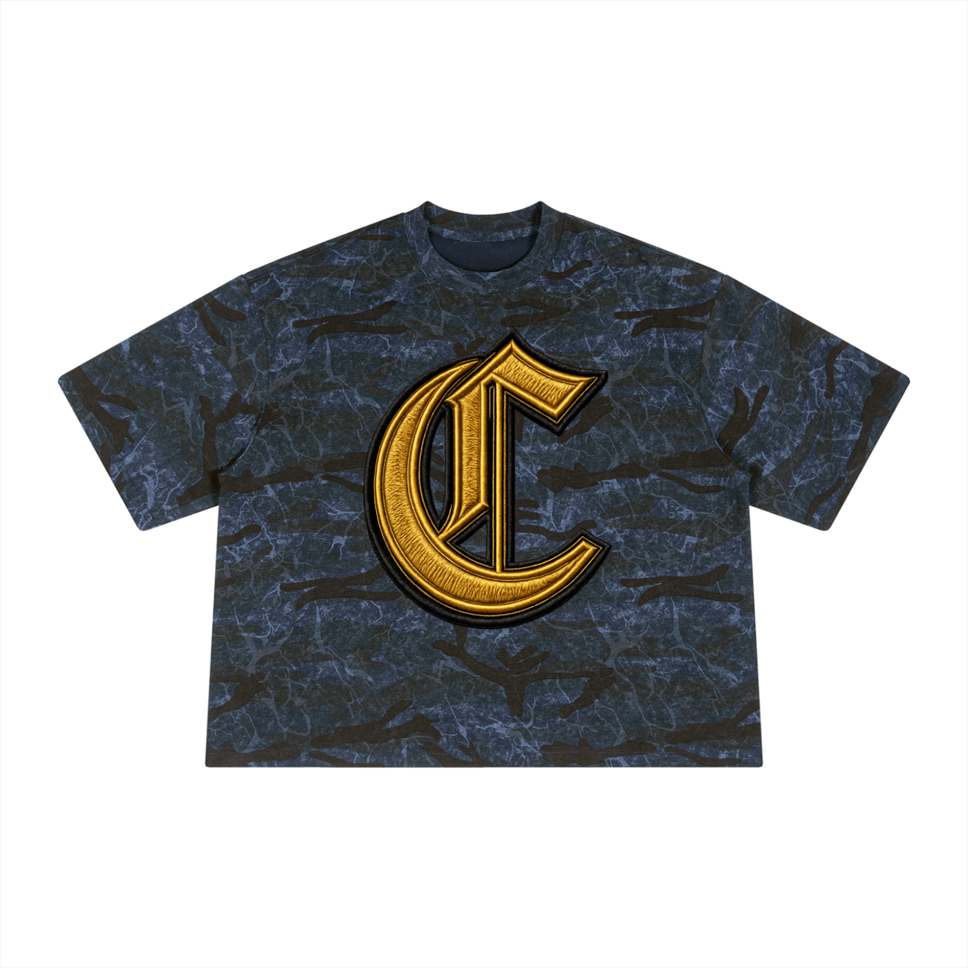Character Box Camo Print Tee