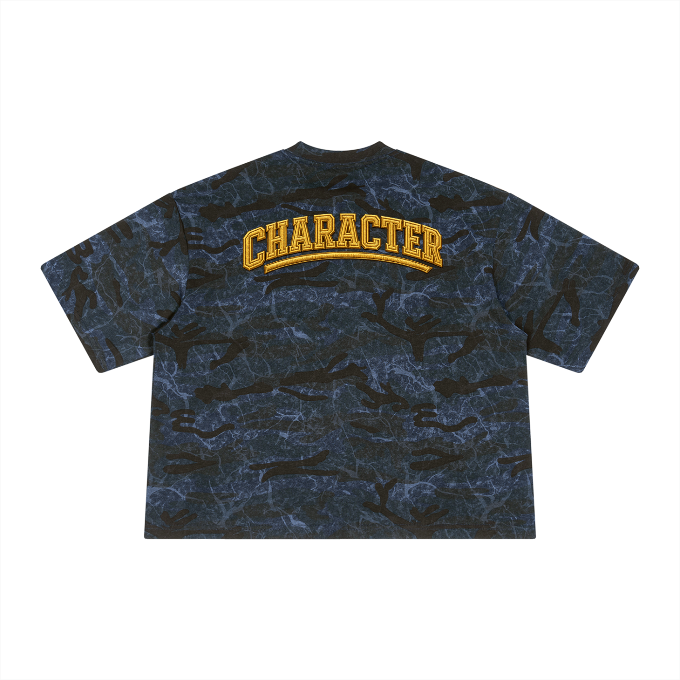 Unisex Boxy Camo Print T-Shirt