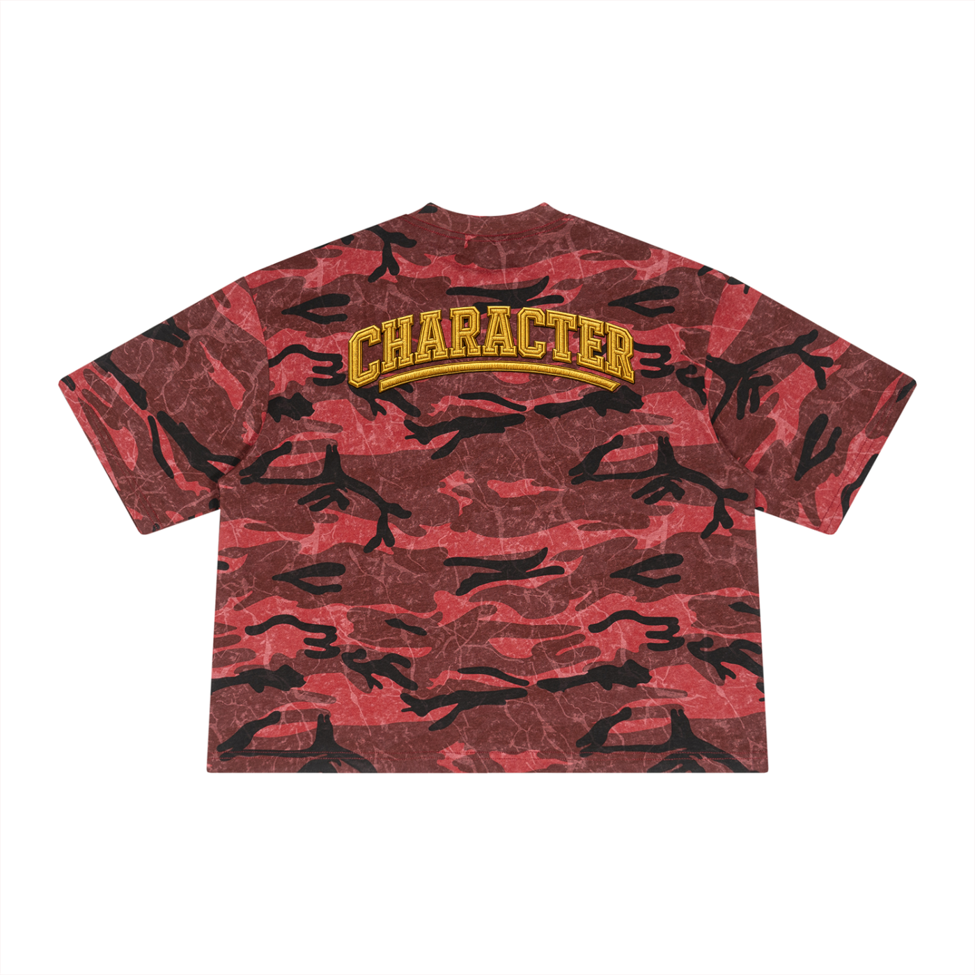 Unisex Boxy Camo Print T-Shirt